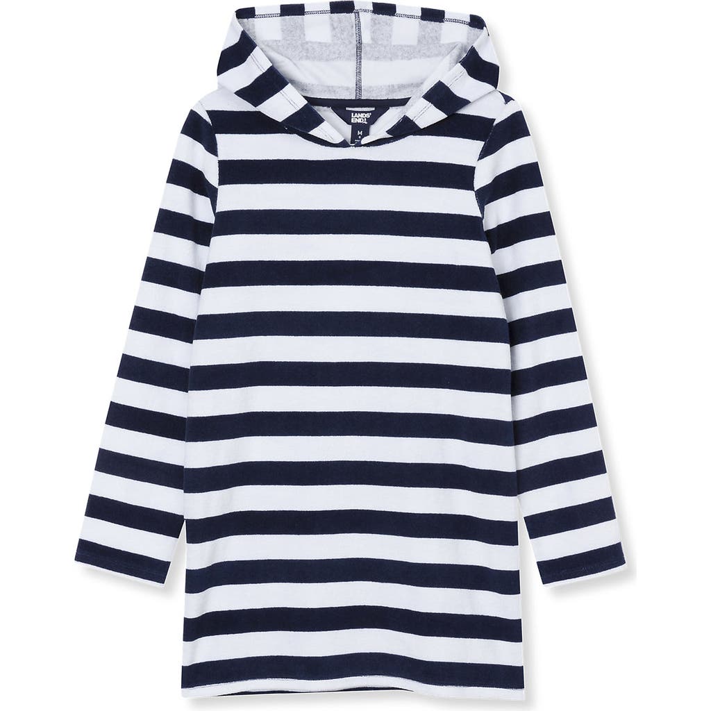 LANDS' END LANDS' END BOYS LONG SLEEVE TERRY COVER UP