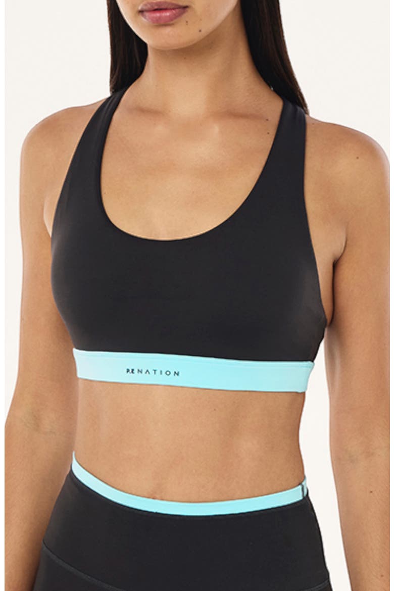 Lumify Strappy Sports Bra, Alternate, color, SMOKESTONE