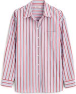 Madewell The Easy Stripe Cotton Poplin Button-Up Shirt