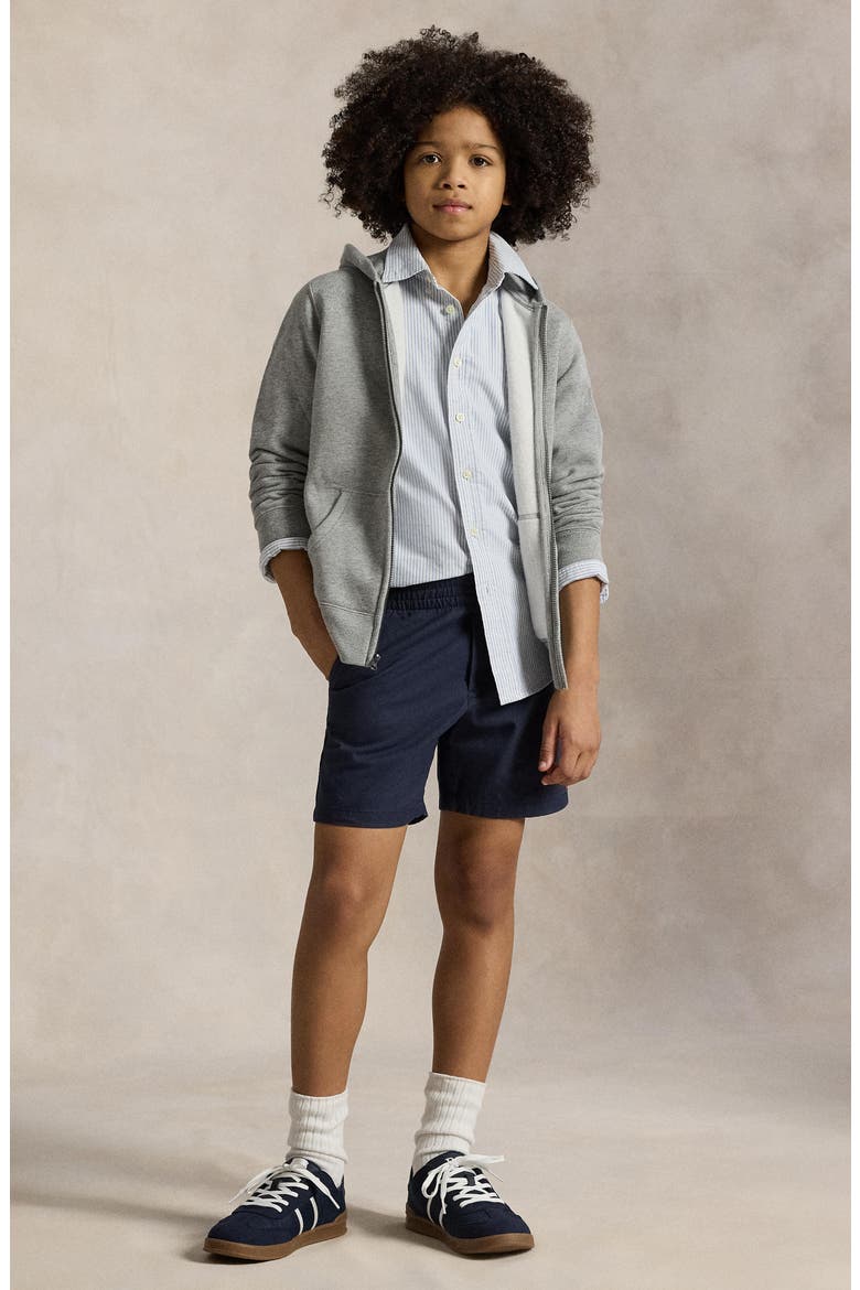 Kids' Fleece Zip Hoodie, Alternate, color, DK SPT HTR