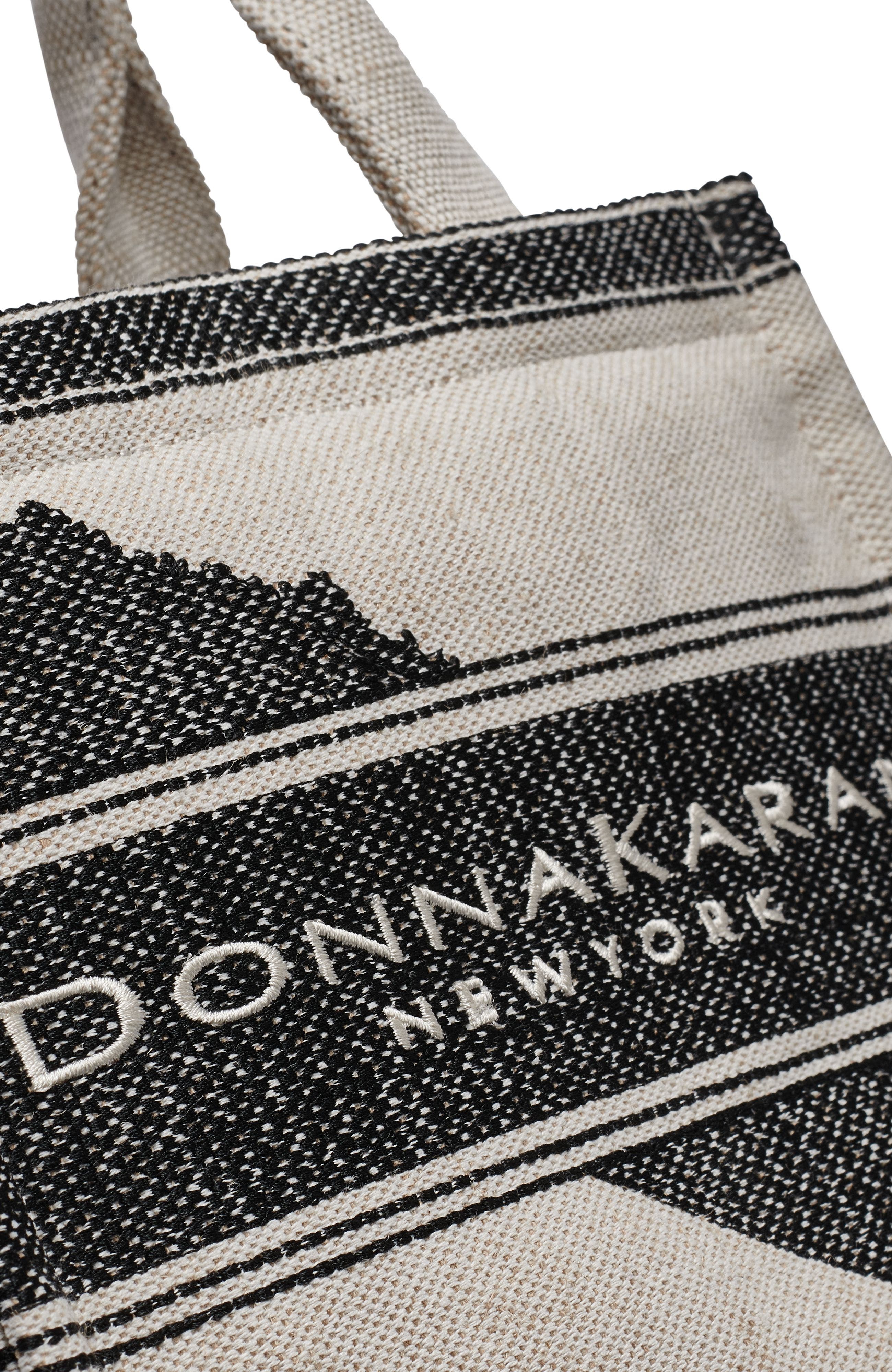 Donna Karan New York Merino Small Tote, Alternate, color, Neutrl/Black