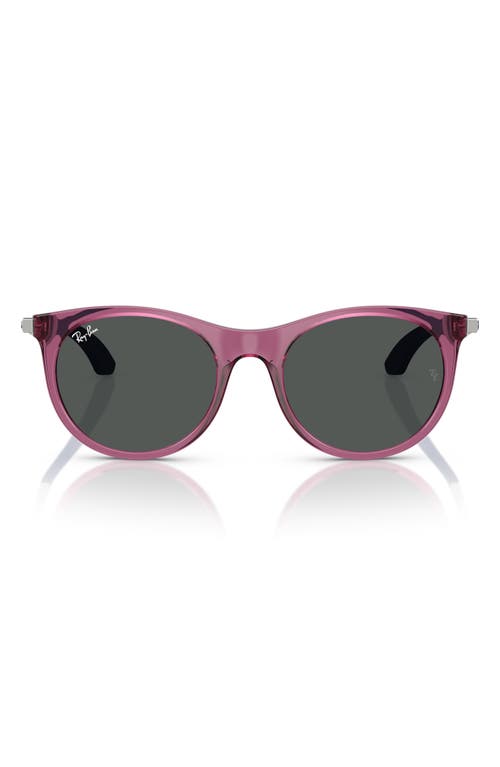 Ray Ban Ray-ban Kids' 47mm Phantos Sunglasses In Transparent Violet