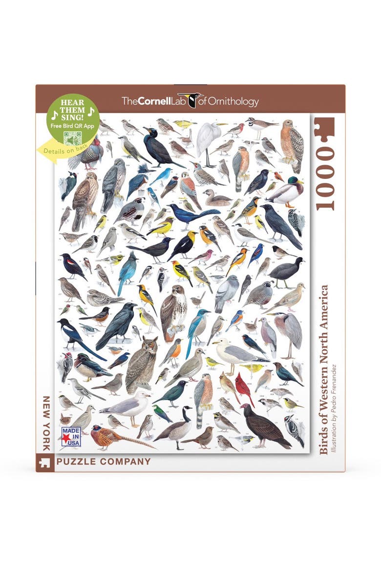 Birds of Western North America 1000 Piece Puzzle, Main, color, No Color