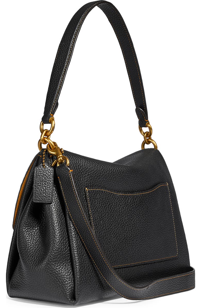 COACH May Pebble Leather Shoulder Bag, Alternate, color,