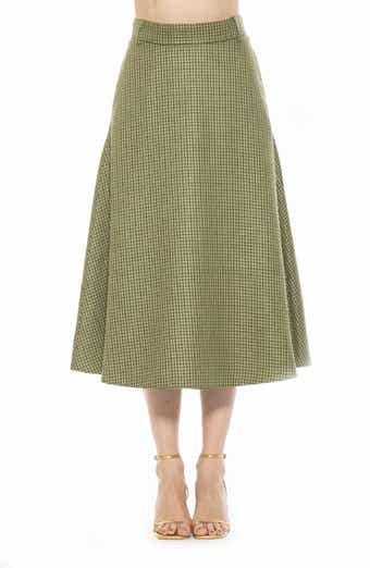 【Simkhai】 Braylon asymmetricalミディスカート Simkhai Braylon Asymmetric Midi Skirt | Nordstromrack