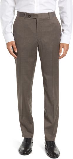 Peter Millar Harker Flat Front Solid Stretch Wool Dress