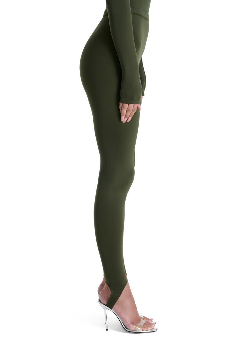 Naked Wardrobe Naked Stirrup Leggings, Alternate, color, Dark Olive