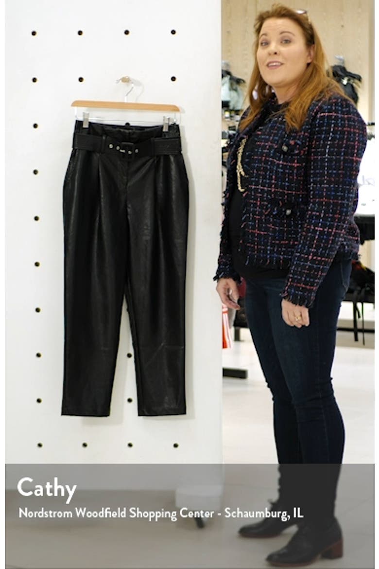 Faux Leather Crop Pants video
