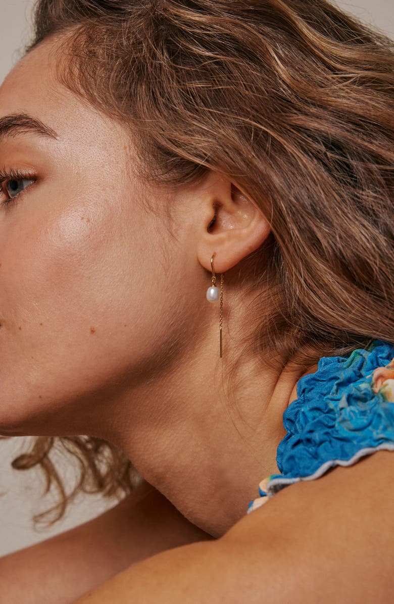 ENAMEL Copenhagen Eleanor Pearl Earring, Alternate, color, Pearl