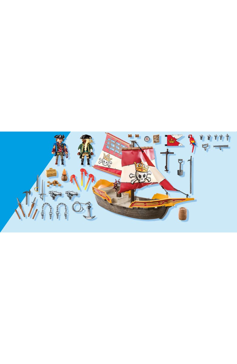 PLAYMOBIL Pirate Ship Playset, Alternate, color,