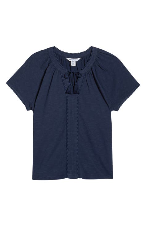 Pompom Trim T-Shirt
