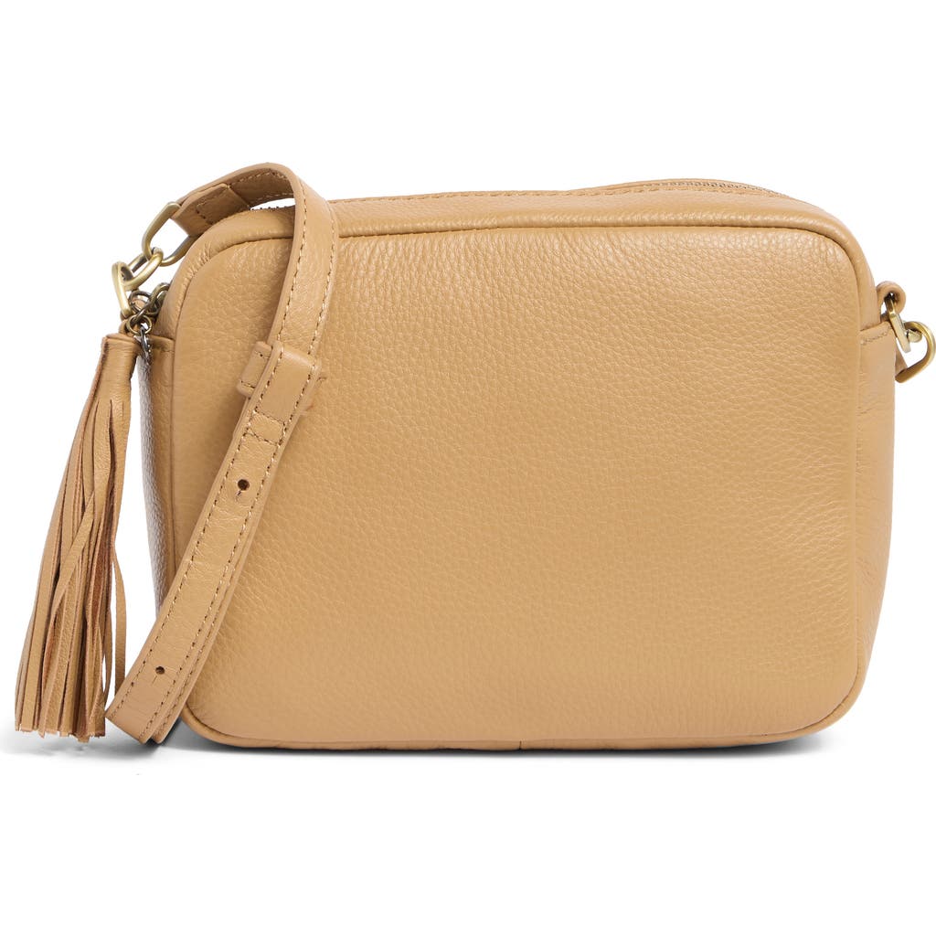 Hobo Renny Tassel Camera Crossbody Bag In Tan Cinnamon