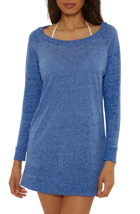 Beach Date Long Sleeve Cover-Up Tunic