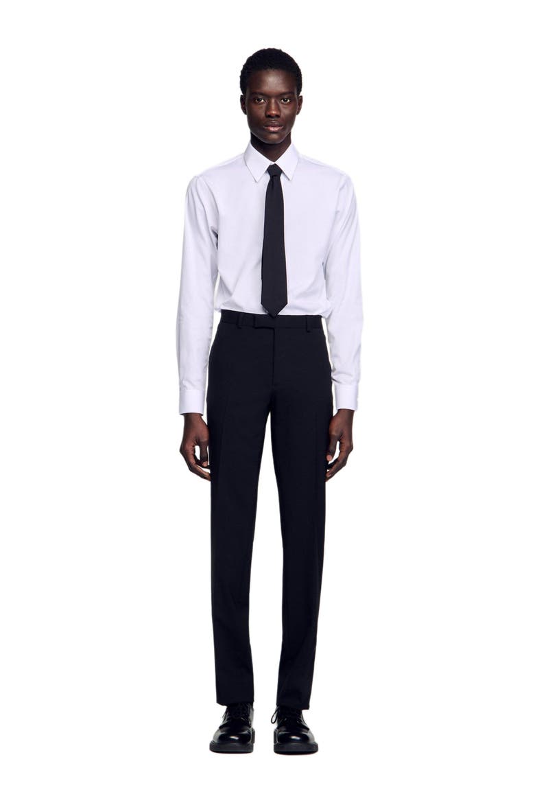 Classic suit trousers, Alternate, color, Black