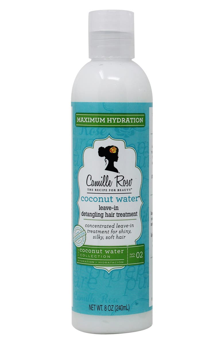 CAMILLE ROSE NATURALS Coconut Water Leave-In Detangling Hair Treatment, Main, color,