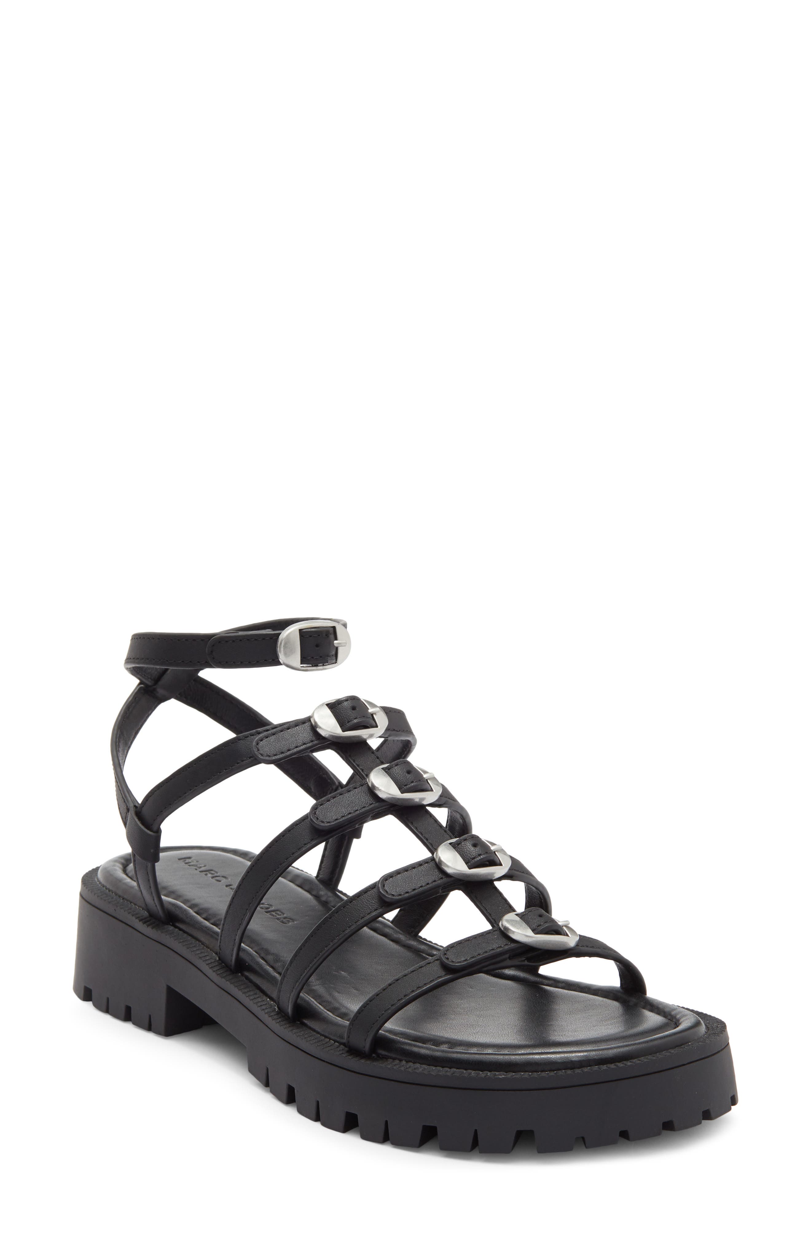 Marc Jacobs The Kiki Gladiator Sandal, Main, color, Black