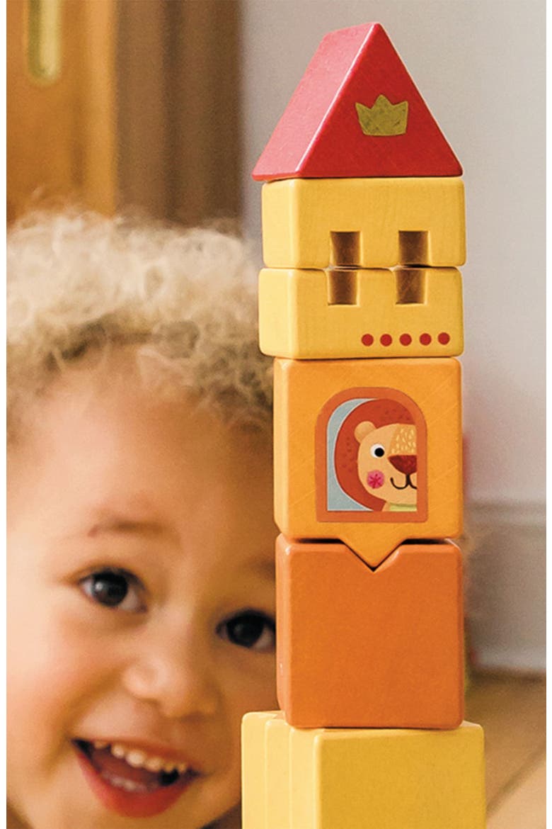Little Castle Stacking Toy, Alternate, color, Multi