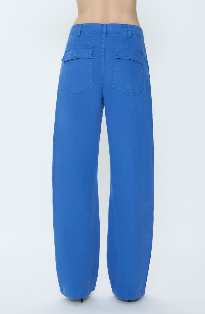 Pistola Wren Patch Pocket Wide Leg Jeans, Alternate, color, Ciel