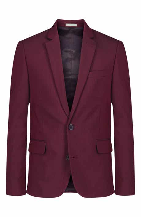 Calvin Klein Kids' Textured Stretch Two-Button Sport Coat