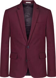 Calvin Klein Kids' Textured Stretch Two-Button Sport Coat