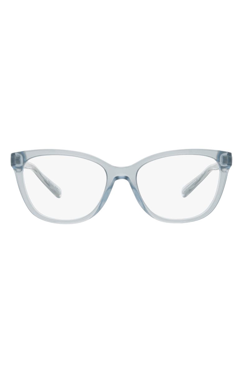 COACH 53mm Square Optical Glasses, Main, color, Lilac