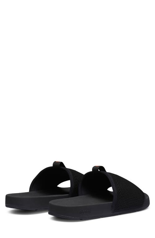 Swims Cabana Knit Slide Sandal In Black