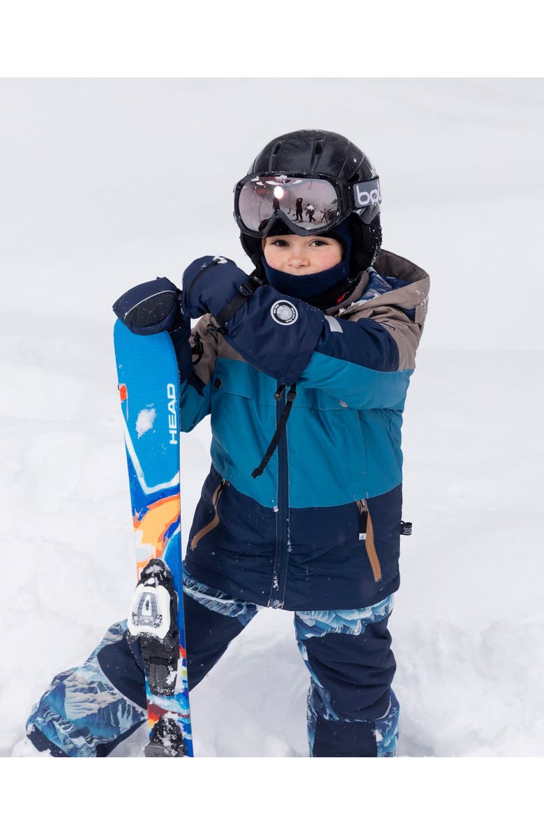 Deux par Deux Kids Unisex Winter Mittens Teknik, Main, color, Navy Blue