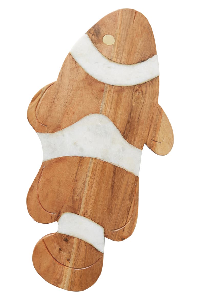 Anthropologie Clownfish Cheese Board, Alternate, color, BROWN