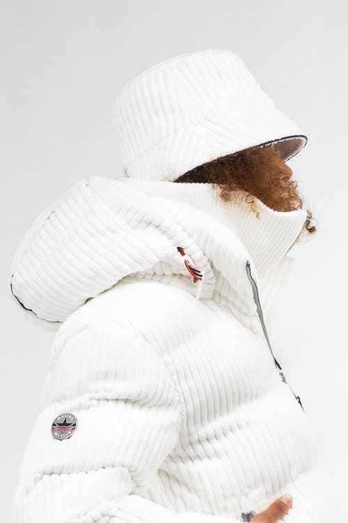 Malibu Ski Club Pistebasher Bucket Hat In White