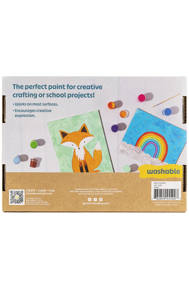 Little Yellow Bicycle Tempera Paint Set, Alternate, color, 