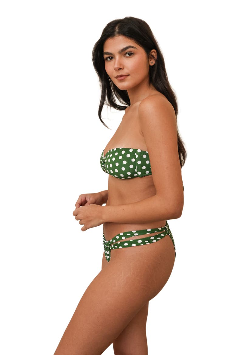 Serenade Cheeky Bikini Bottom, Alternate, color, Luna Verde