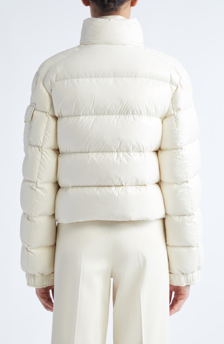Moncler Petra Down Puffer Jacket, Alternate, color, Meringue