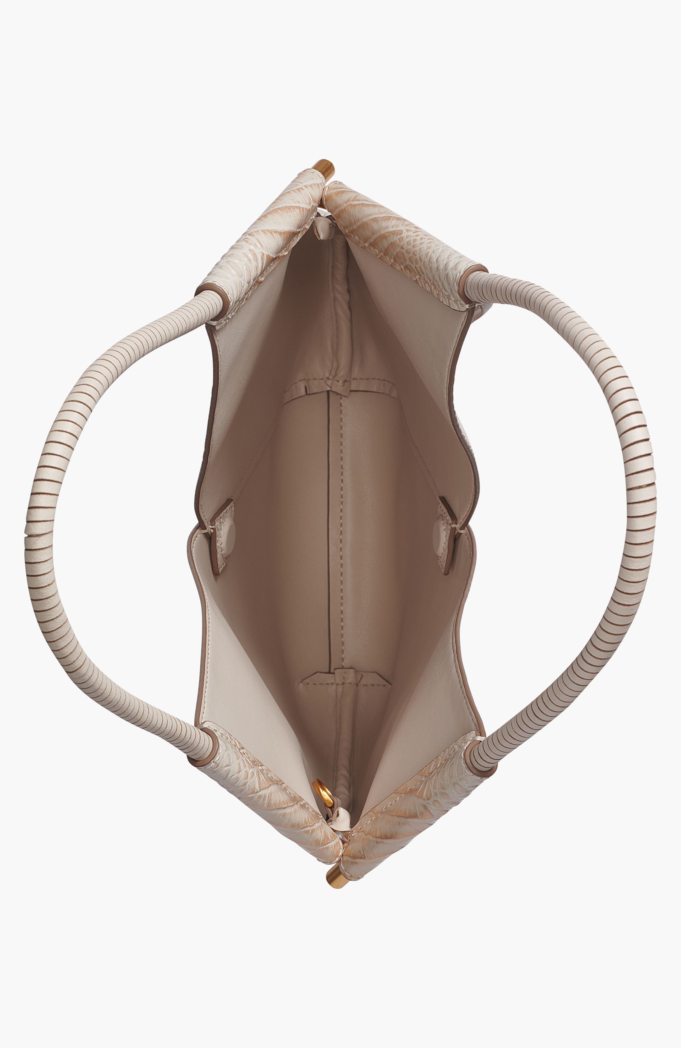 Baldwin Mini Shoulder Bag, Alternate, color, Sand Gold Crocodile