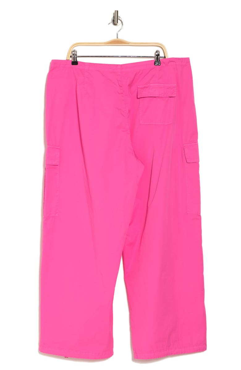 Good American Parachute Cargo Joggers, Alternate, color, Malibu Pink003