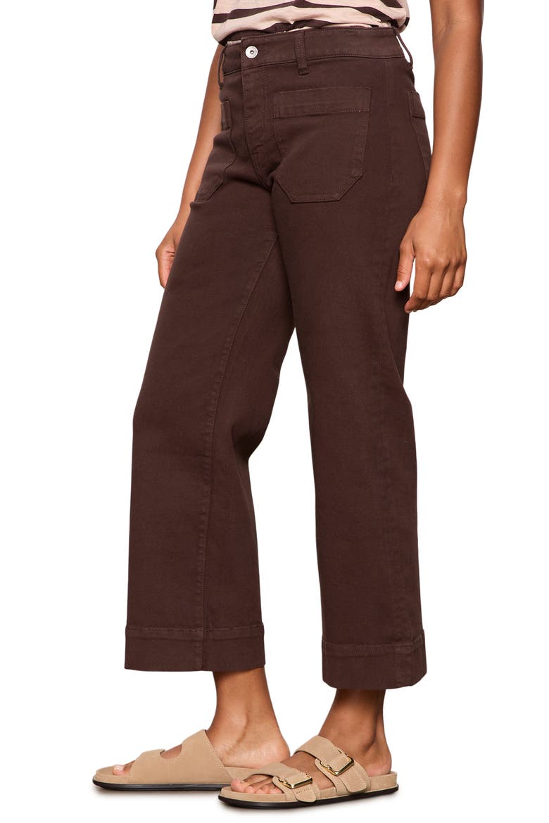The Marine Crop Denim Pants, Alternate, color, RICH SOIL BROWN
