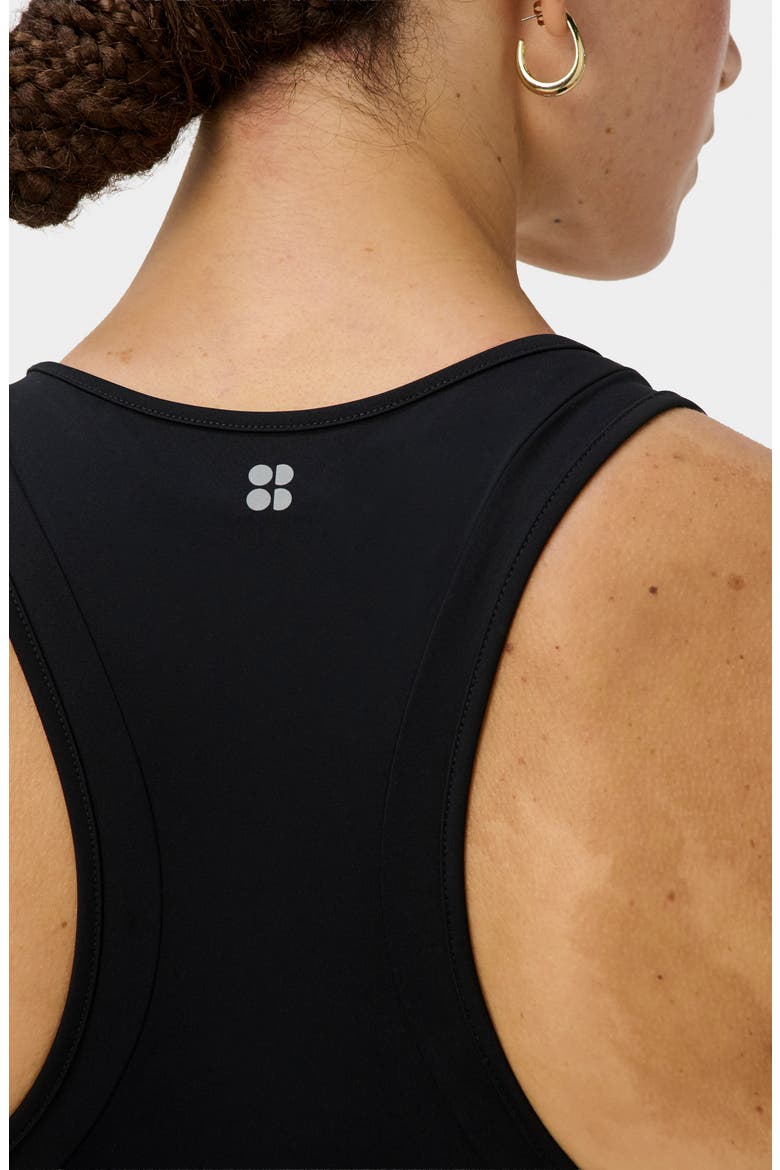Runner's High Racerback Tank, Alternate, color, BLACK