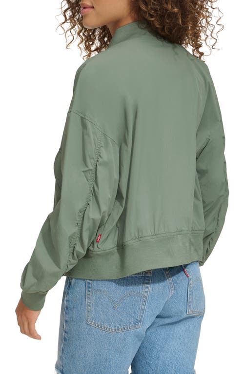 Levi's® Techy Nylon Bomber Jacket In Dark Forest