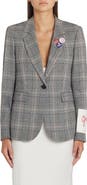 Golden Goose Dune Glen Plaid Virgin Wool Blend Blazer