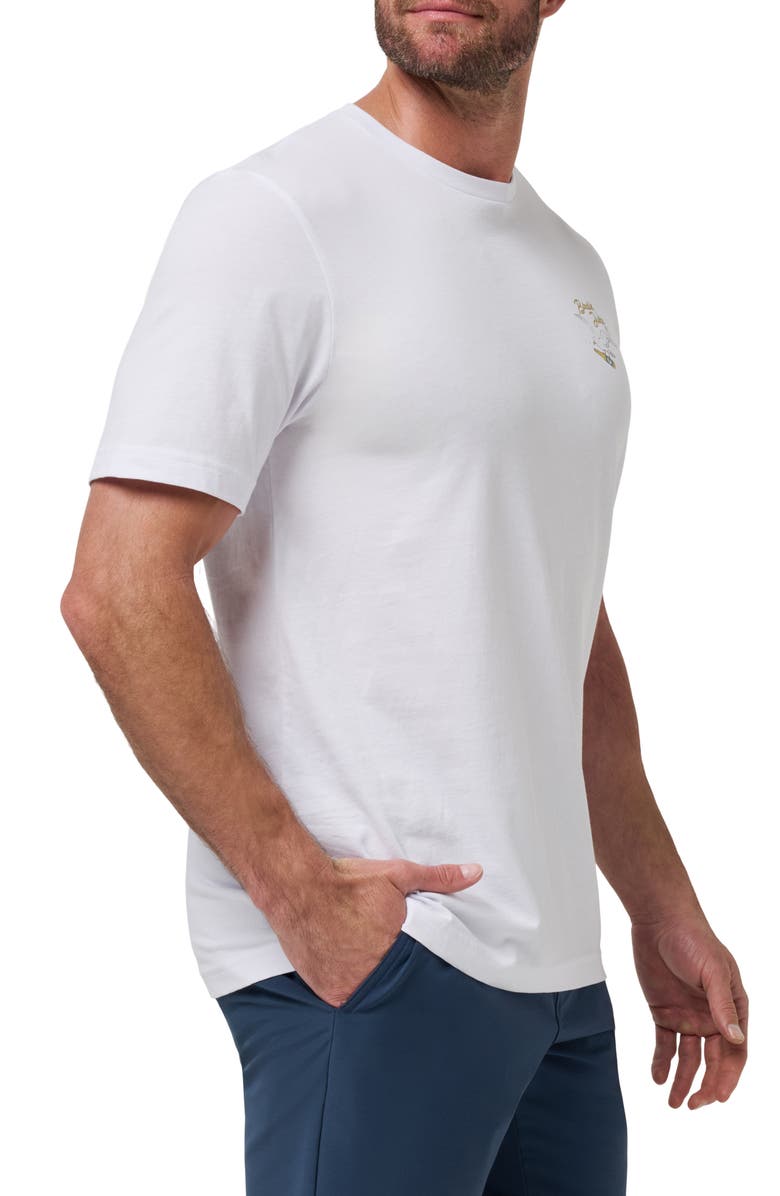 TravisMathew Drink Ticket Graphic T-Shirt, Alternate, color, White