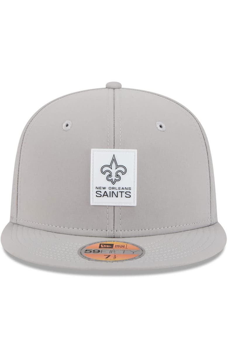 New Era Men's New Era Gray New Orleans Saints 2025 Sideline 59FIFTY Fitted Hat, Alternate, color, Gray