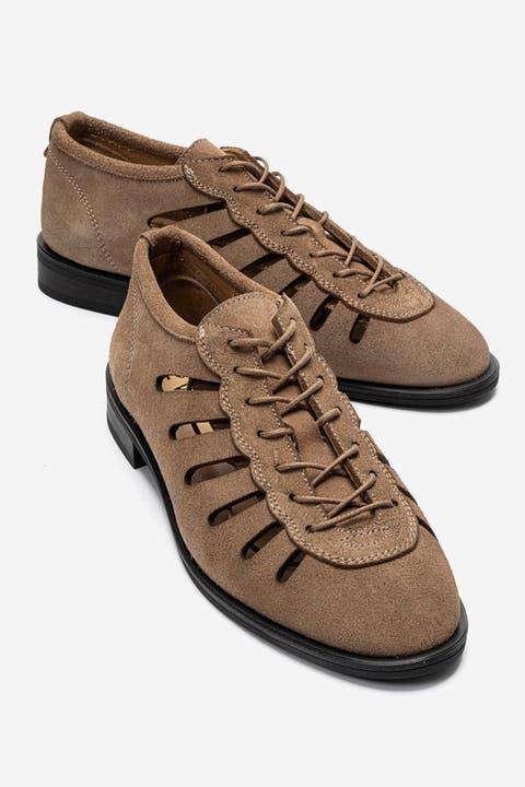 Astron Leather Casual Lace Up Shoes