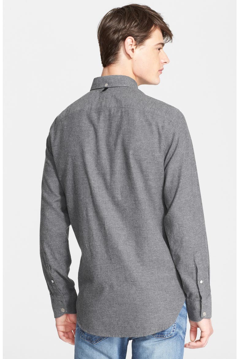 Standard Issue Trim Fit Sport Shirt, Alternate, color, DARK GREY