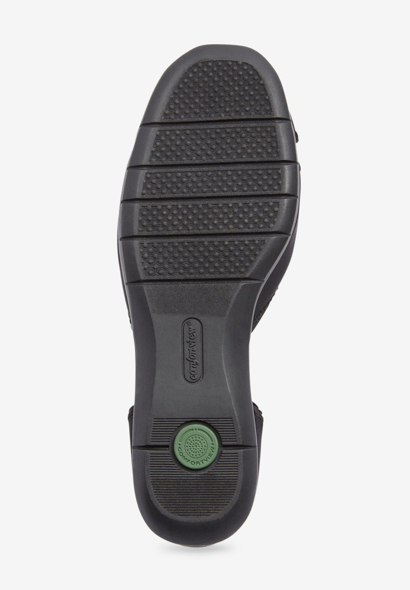 Comfortview The Cheryl Flat, Alternate, color, Black