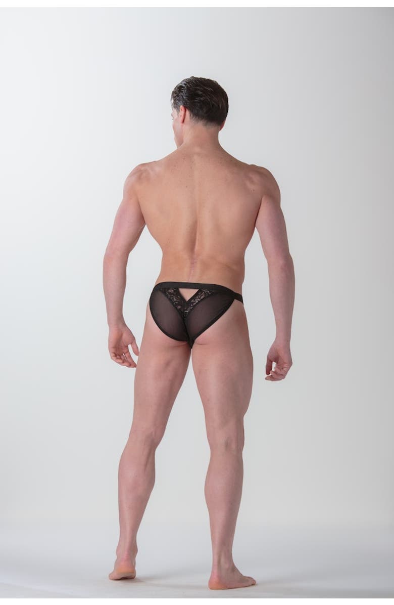 HOM WOH Pure Seduction Tanga Briefs, Alternate, color, Black