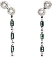 ZARUX Flower Drop Earrings