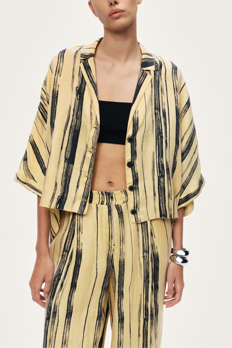 Printed Short Sleeve Shirt, Main, color, Multi-Colored
