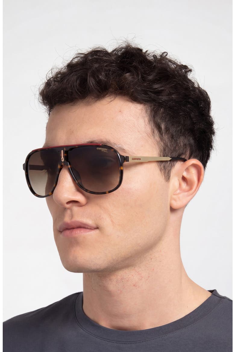 62mm Oversize Gradient Square Sunglasses, Alternate, color, 0O63-HA