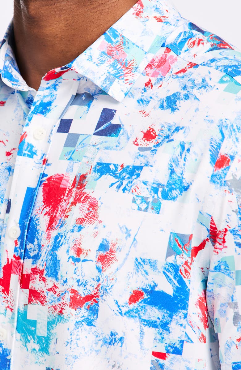 Robert Graham Milbridge Knit Polo, Alternate, color, 