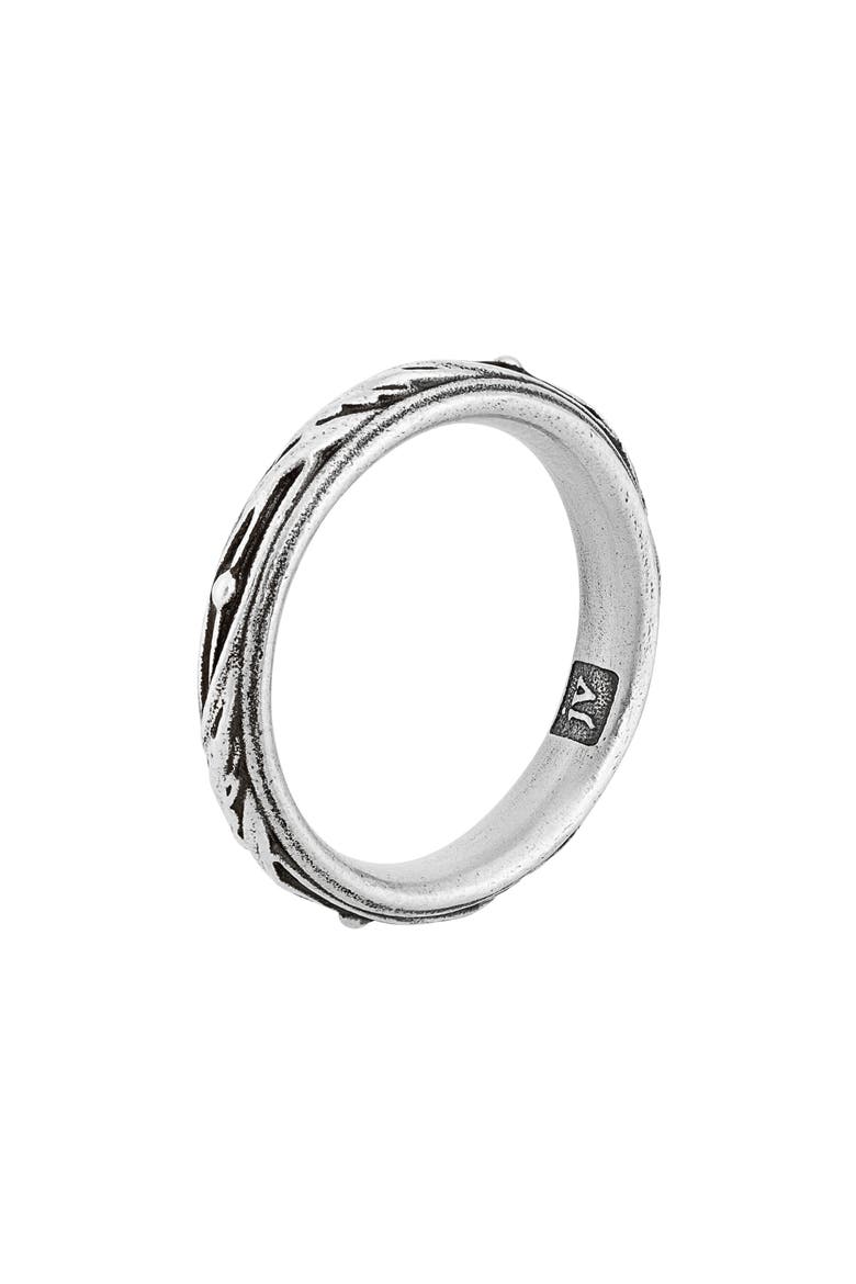 Sterling Silver Band Ring, Alternate, color, SILVER
