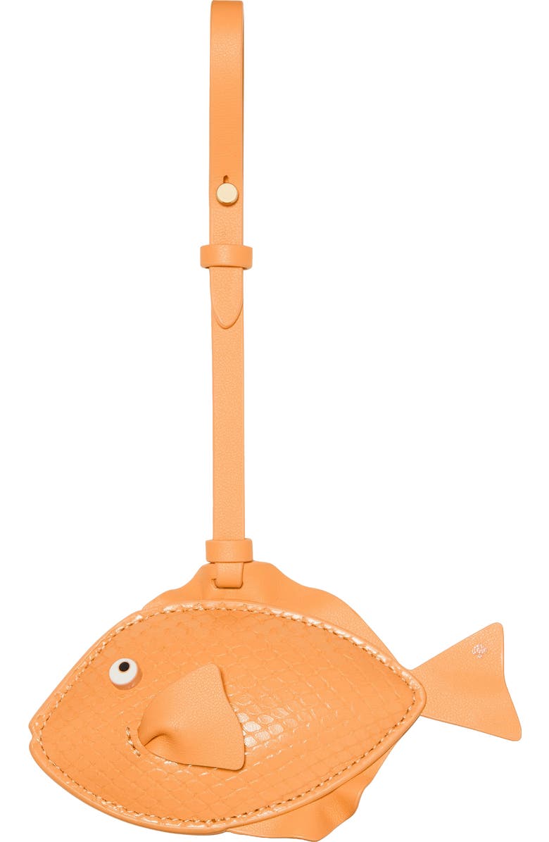 Kate Spade New York fish bag charm, Main, color, Desert Sunset